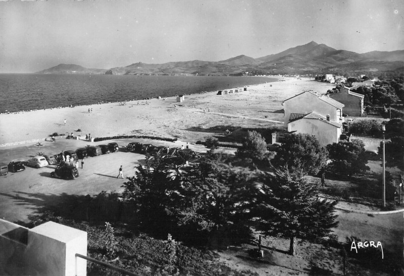 Carte postale ancienne Argeles Plage La Plage