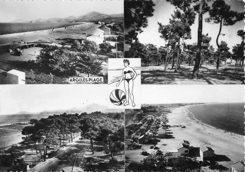 Carte postale ancienne Argeles Et Le Racou