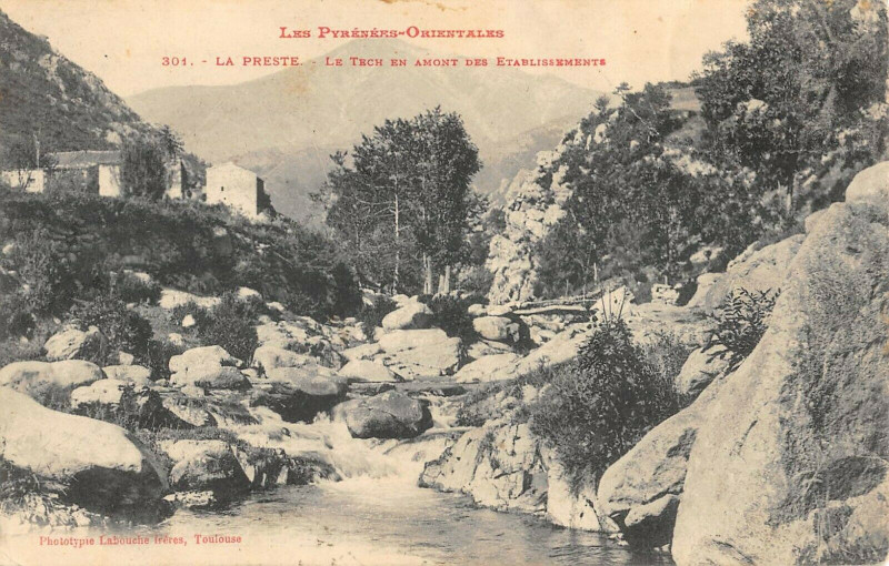 Carte postale ancienne La Preste Le Tech Enamont Des Etablissements au Tech
