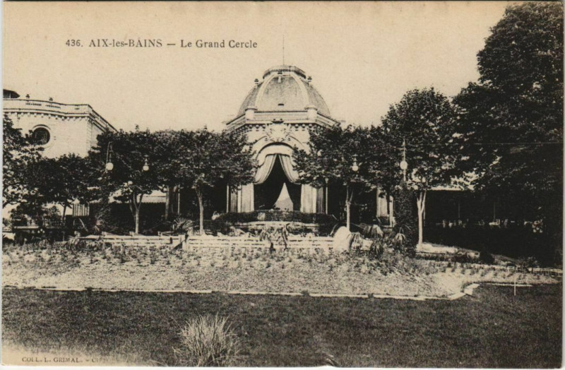 Carte postale ancienne Aix-les-Bains Le Grand Cercle à Aix-les-Bains
