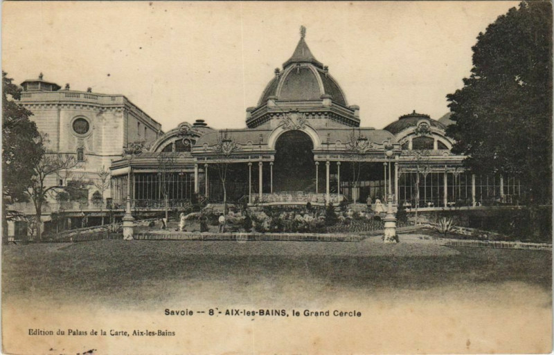 Carte postale ancienne Aix-les-Bains Le Grand Cercle à Aix-les-Bains