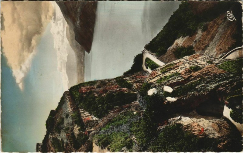 Carte postale ancienne Aix-les-Bains Route de la Chambotte et Lac du Bourget à Aix-les-Bains