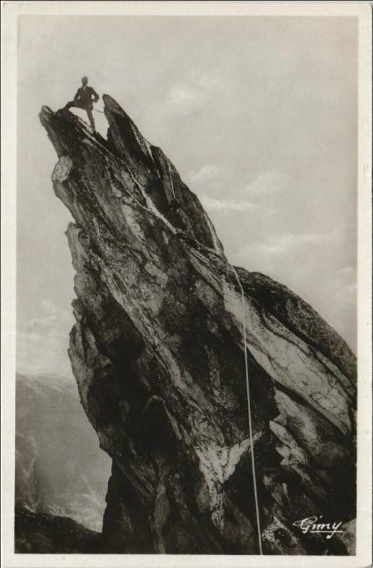 Carte postale ancienne Sommet de l'Aiguille Doran