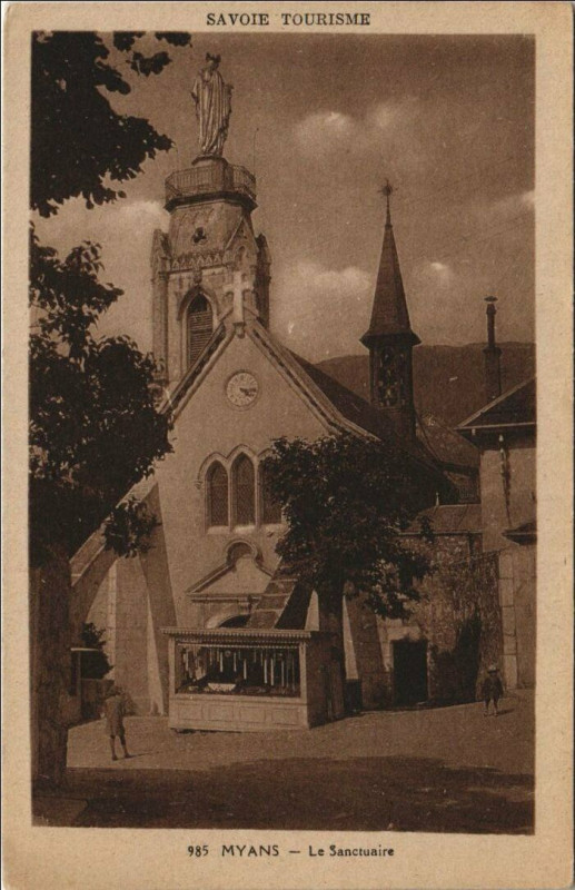 Carte postale ancienne Myans Le Sanctuaire à Myans