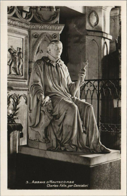 Carte postale ancienne Abbaye d'Hautecombe - Charles-Felix