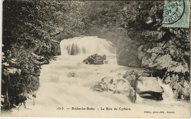 Carte postale ancienne Brides-les-Bains Le Bois de Cythere à Brides-les-Bains