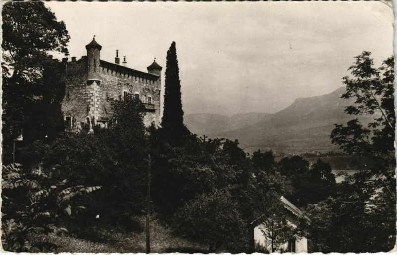 Carte postale ancienne Bourdeau Le Chateau à Bourdeau