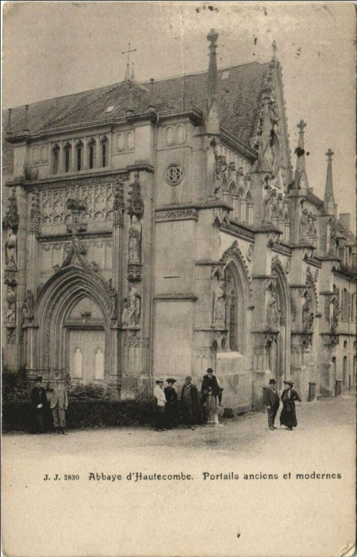 Carte postale ancienne Abbaye d'Hautecombe - Portails Anciens et Modernes