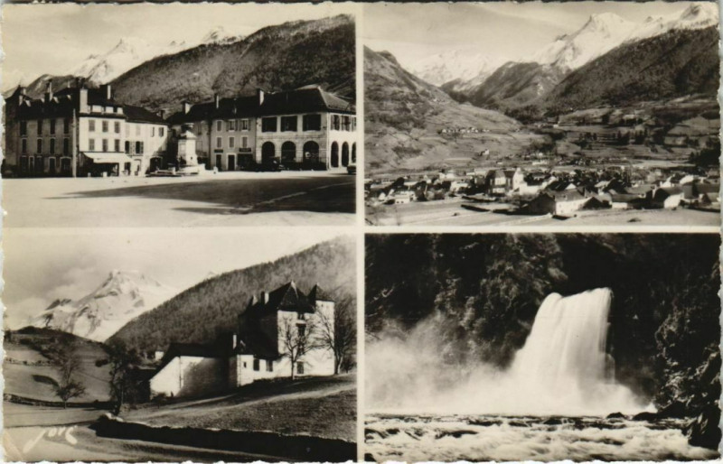 Carte postale ancienne Laruns Souvenir France à Laruns