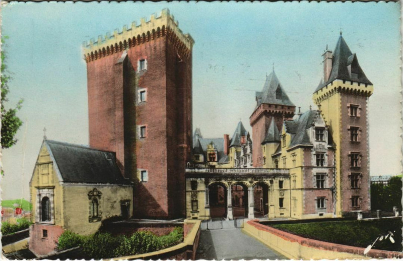 Carte postale ancienne Pau Le Chateau France à Pau