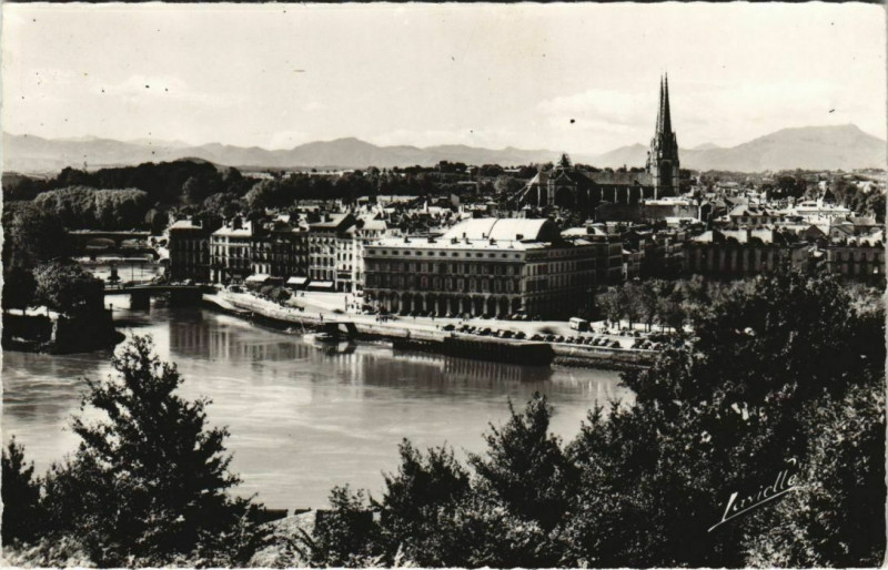 Carte postale ancienne Bayonne Vue Generale France à Bayonne
