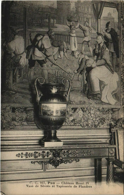Carte postale ancienne Pau Chateau Henri Iv France à Pau