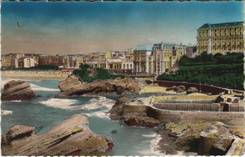 Carte postale ancienne Biarritz Le Port des Pecheurs à Biarritz