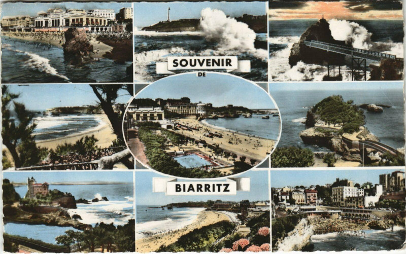Carte postale ancienne Biarritz Scenes à Biarritz