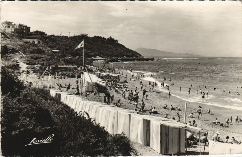 Carte postale ancienne Guethary La Plage