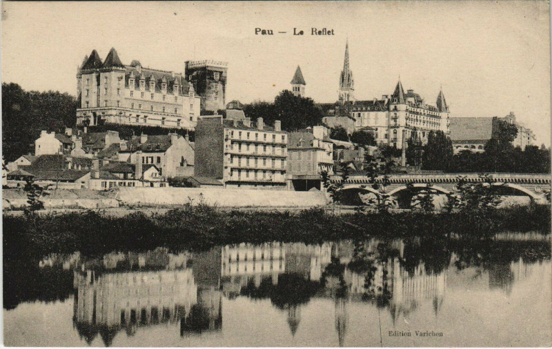 Carte postale ancienne Pau Le Reflet à Pau