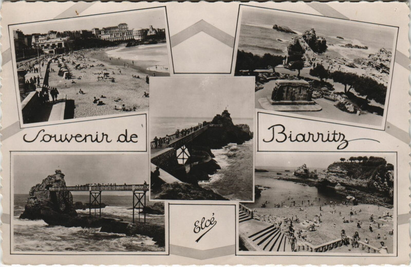 Carte postale ancienne Biarritz Scenes à Biarritz