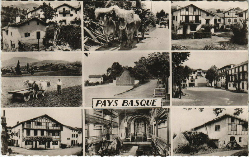 Carte postale ancienne Pays Basque - Towns - Scenes