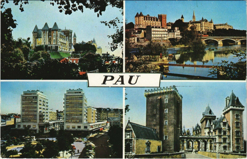 Carte postale ancienne Pau Scenes à Pau