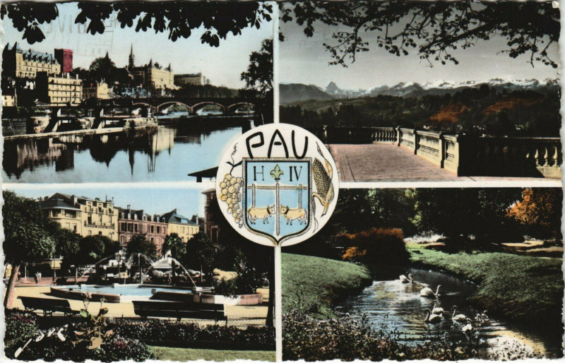 Carte postale ancienne Pau Scenes à Pau