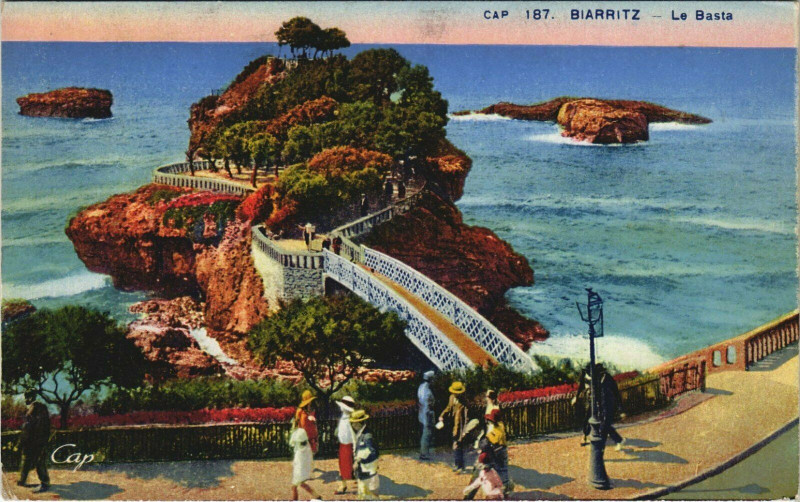 Carte postale ancienne Biarritz Le Basta à Biarritz