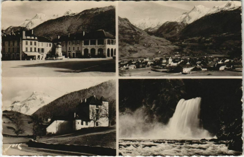 Carte postale ancienne Laruns Souvenir France à Laruns