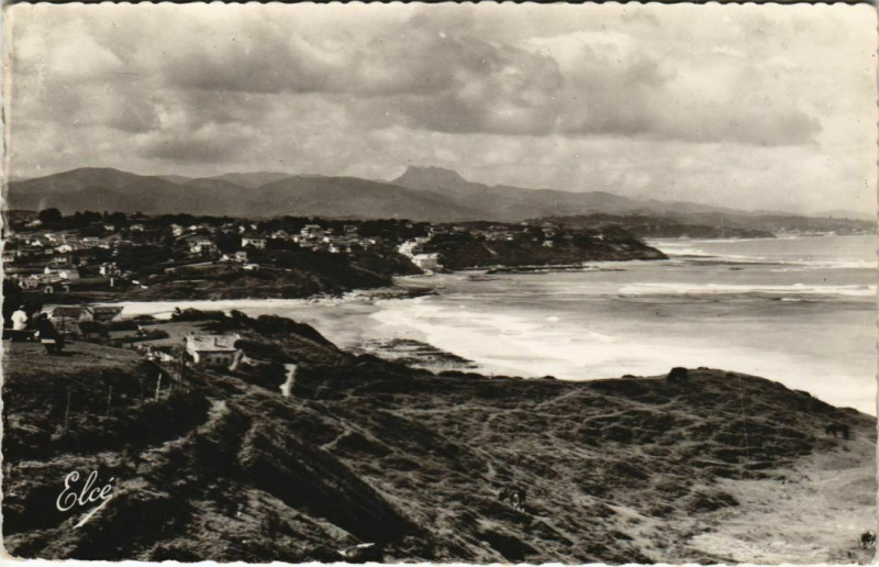 Carte postale ancienne Guethary La Plage France