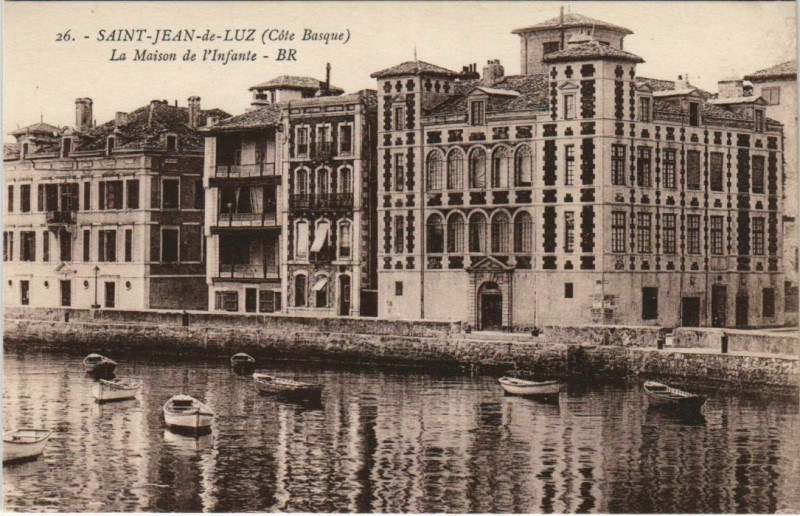 Carte postale ancienne St.Jean de Luz La Maison de l'Infante France