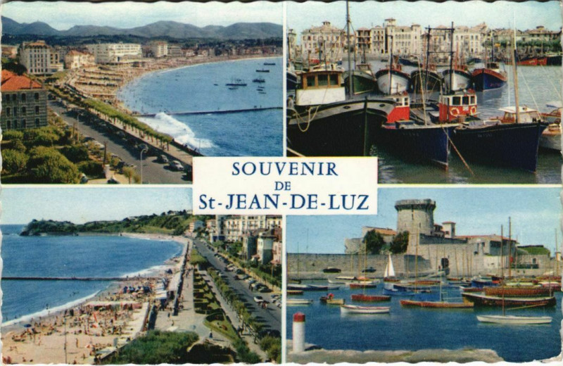Carte postale ancienne St.Jean de Luz Souvenir France