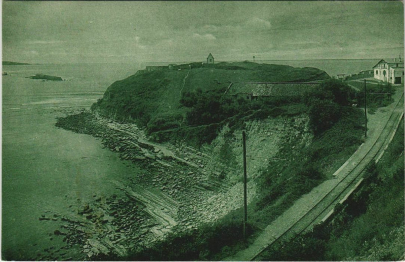 Carte postale ancienne St.Jean de Luz La Route de Sainte-Barbe France