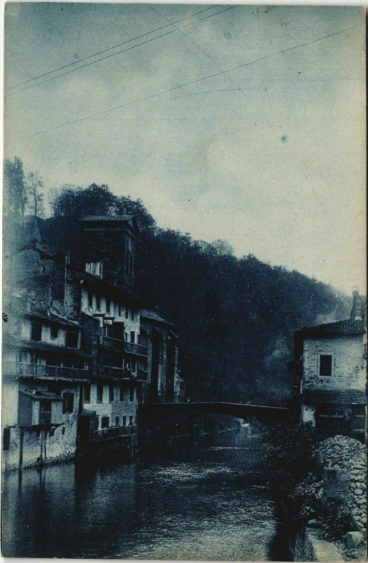Carte postale ancienne St.Jean Pied de Port La Nive France