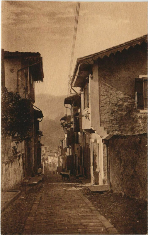 Carte postale ancienne St.Jean Pied de Port Rue de la Citadelle France