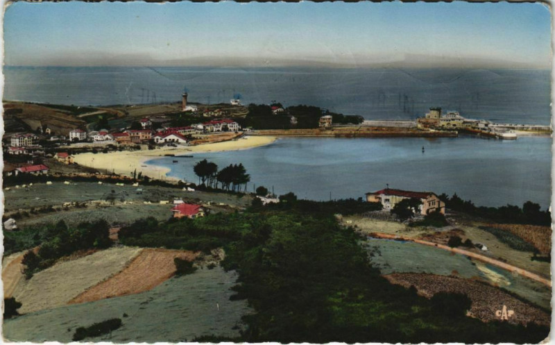 Carte postale ancienne St.Jean de Luz Socoa vu de la Tour France