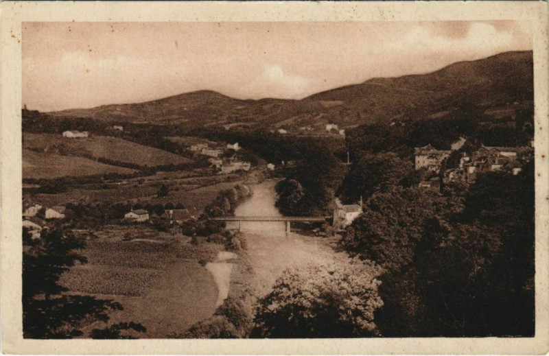 Carte postale ancienne Cambo les Bains Vue Panoramique France à Cambo-les-Bains