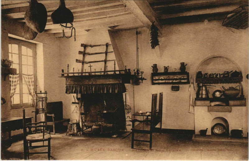 Carte postale ancienne Bayonne Musee Basque Bayonne La Guisine France à Bayonne