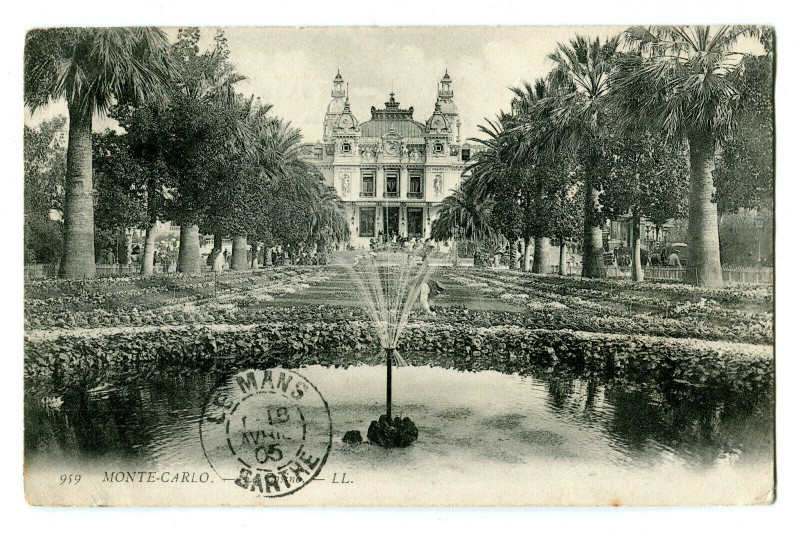 Carte postale ancienne 06 Alpes-maritimes mounted-carlo the casino
