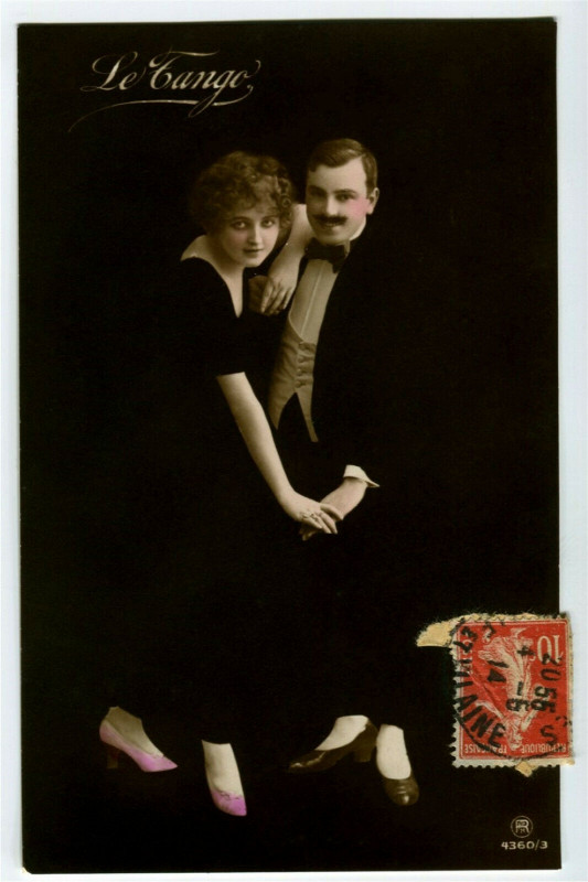 Carte postale ancienne Fantaisie tango
