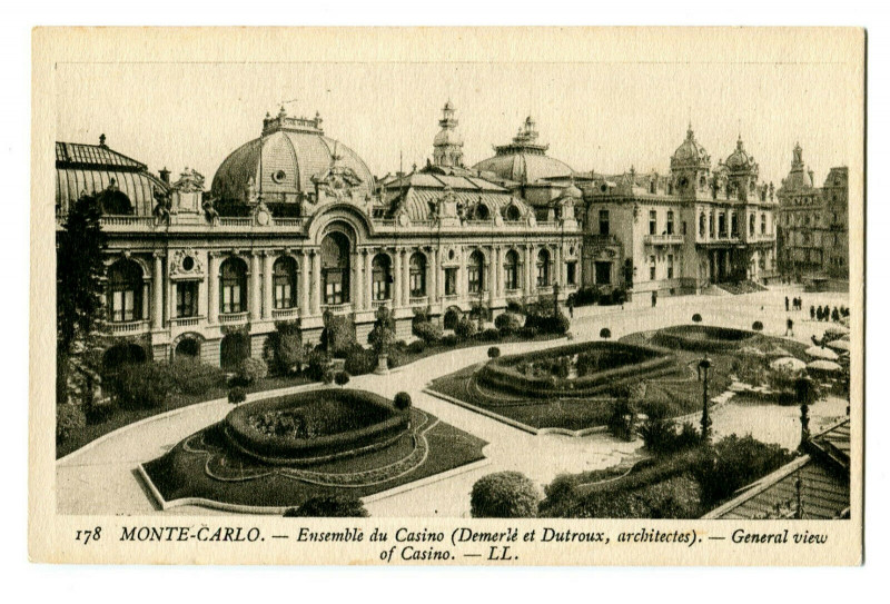 Carte postale ancienne 06 Alpes-maritimes monaco mounted-carlo ensemble du casino