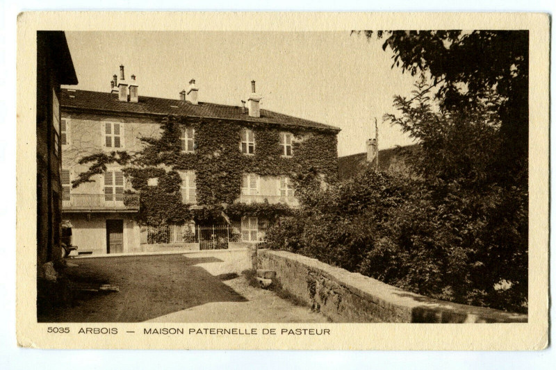 Carte postale ancienne 39 jura Arbois paternal home of pasteur