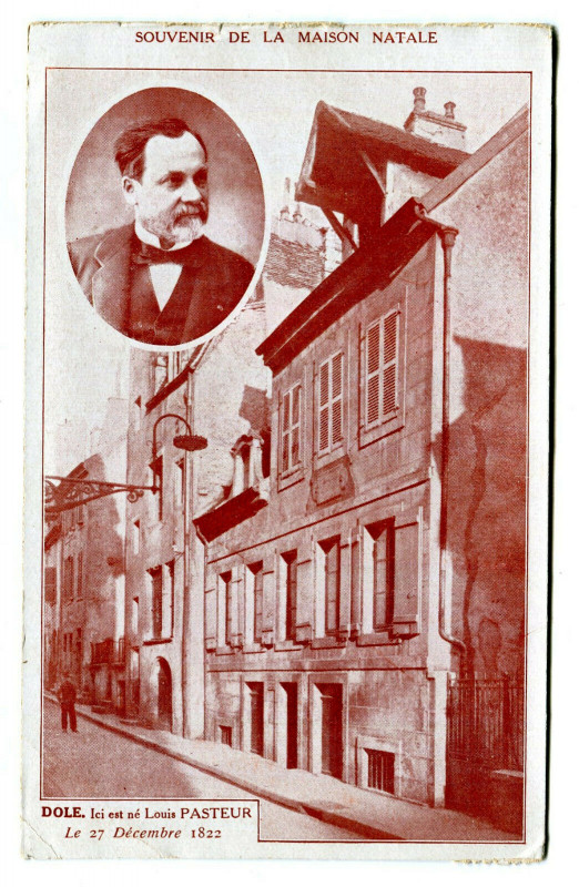 Carte postale ancienne 39 jura dole pastor birthplace