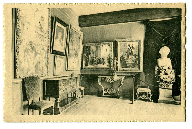 Carte postale ancienne Victor hugo famous people paintings gallery