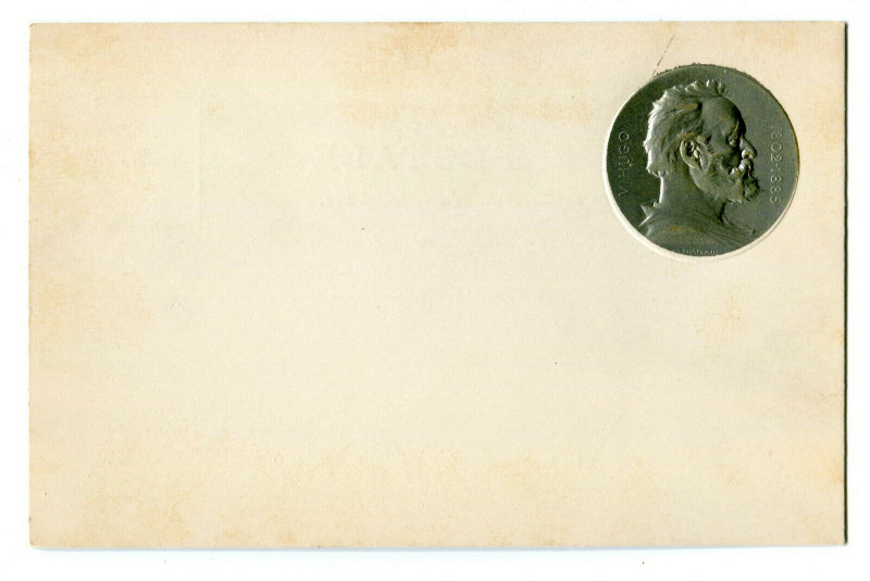 Carte postale ancienne Victor hugo famous personalities card effigy