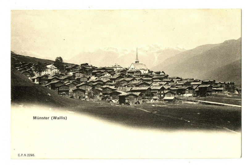 Carte postale ancienne Switzerland lemanic münster