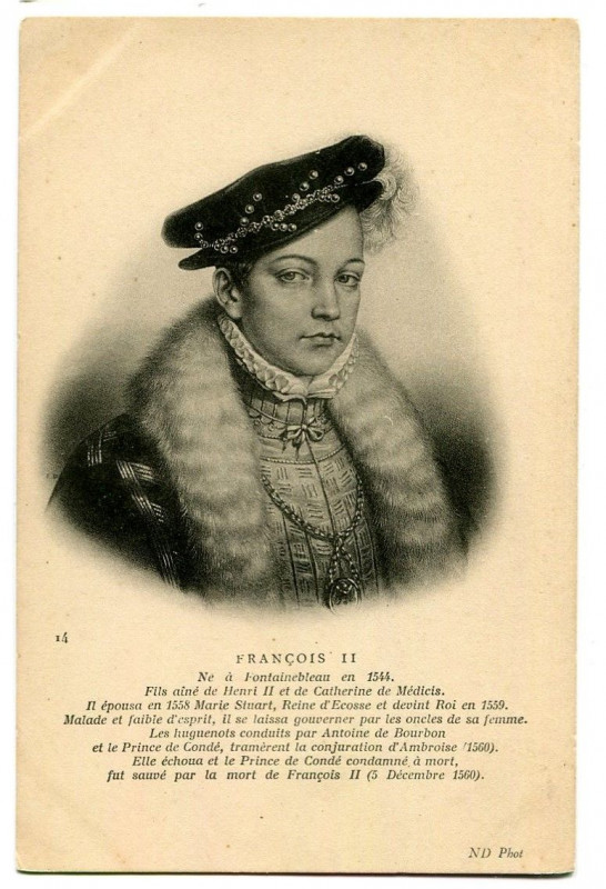 Carte postale ancienne Figure famous François 1er young