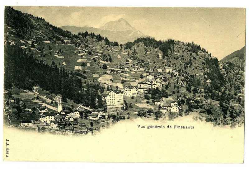Carte postale ancienne Switzerland lemanic finshauts general view