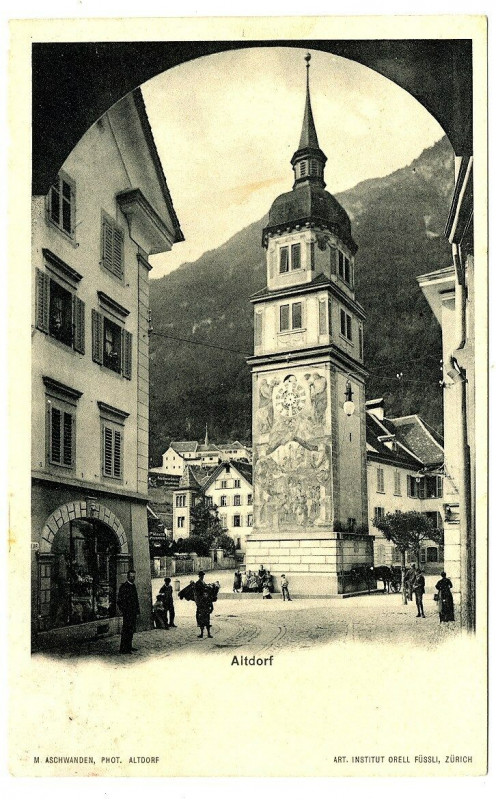 Carte postale ancienne Central switzerland altdorf