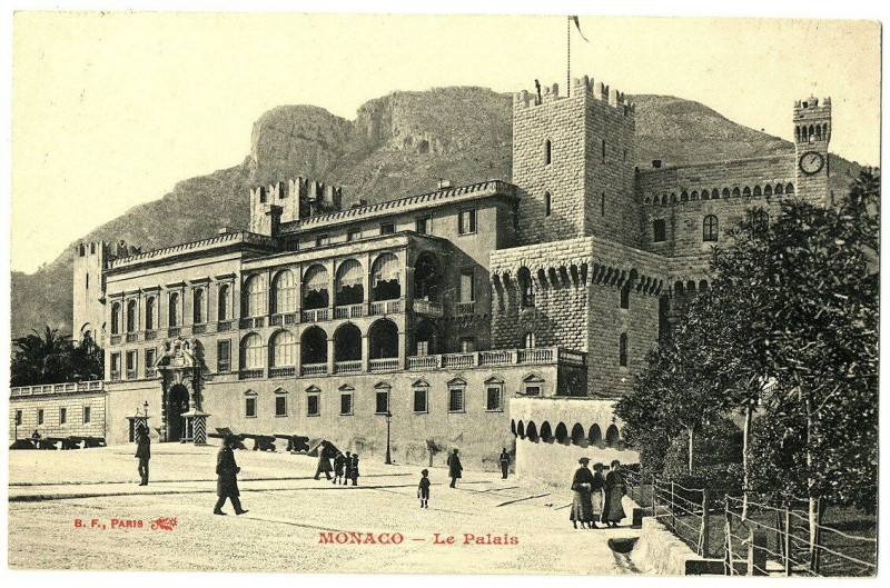 Carte postale ancienne 06 Alpes-maritimes monaco le palais animated