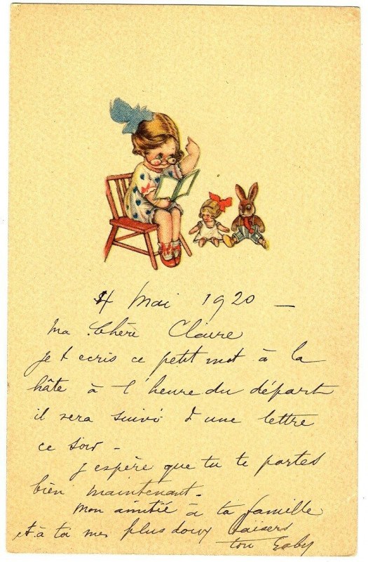 Carte postale ancienne Fantaisie girl sitting on a chair fantasy illustration postcard