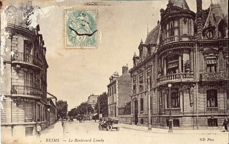 Carte postale ancienne Boulevard lundy 1906 1008330