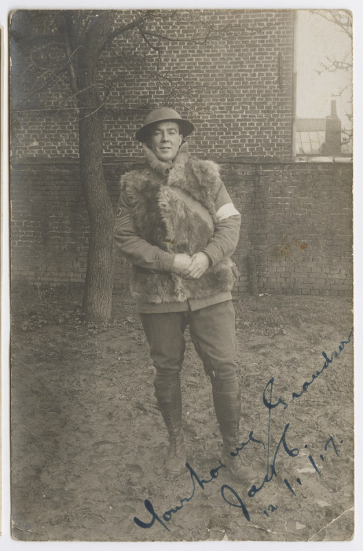 Carte postale ancienne Postcard from Jack, 1917 (28322541072)